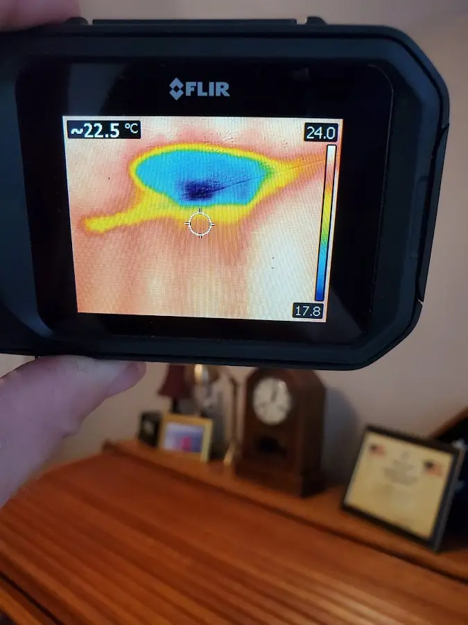 Thermal imaging inspection for water damage in Griffin